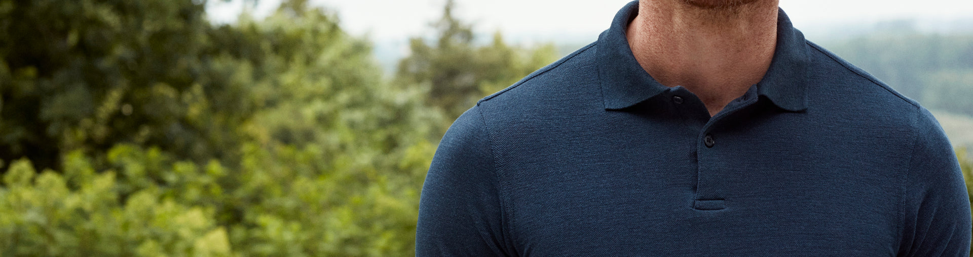 Merino wool polo shirts