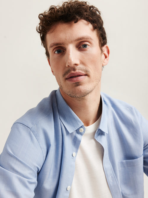 Manu merino-linen shirt