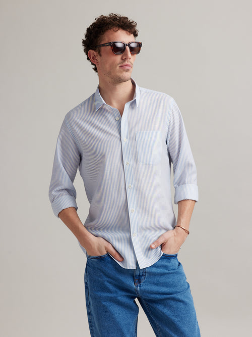 Manu merino-linen shirt