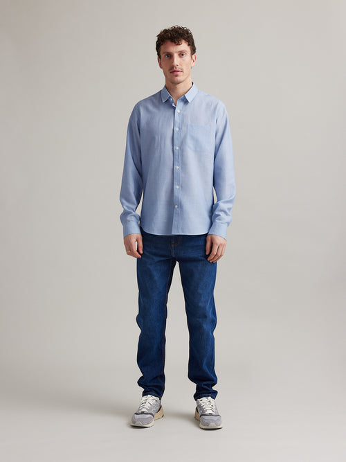 Manu merino-linen shirt