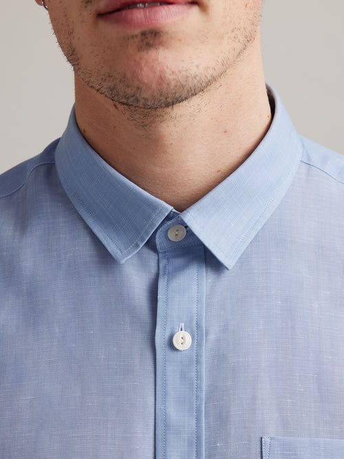 Manu merino-linen shirt