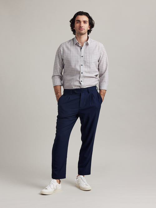 Manu merino-linen shirt