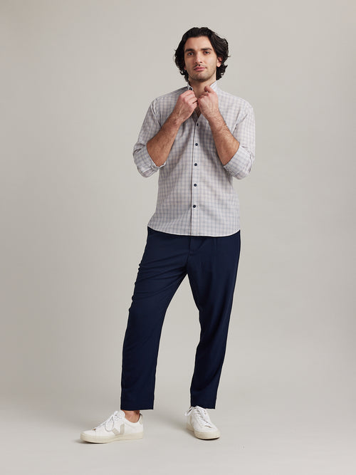 Manu merino-linen shirt