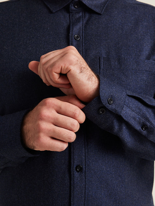 Arne merino flannel shirt