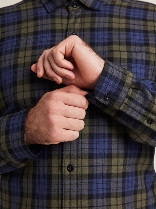 Arne merino flannel shirt