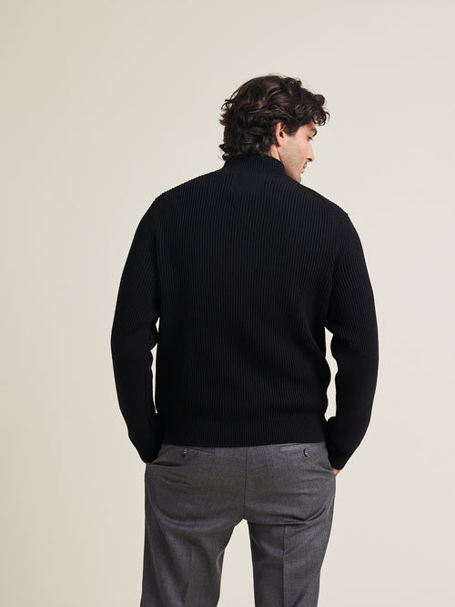 Viggo merino full zip sweater