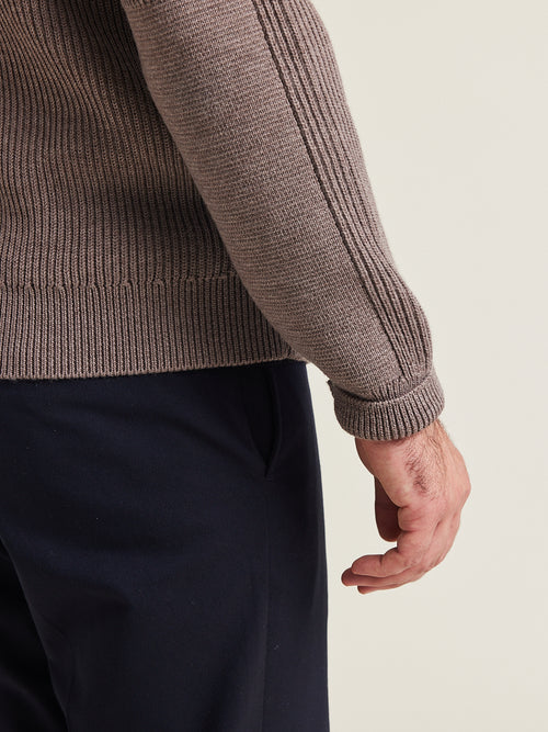 Viggo merino full zip sweater