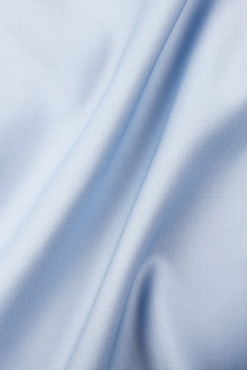 light blue merino wool woven fabric made in Italy