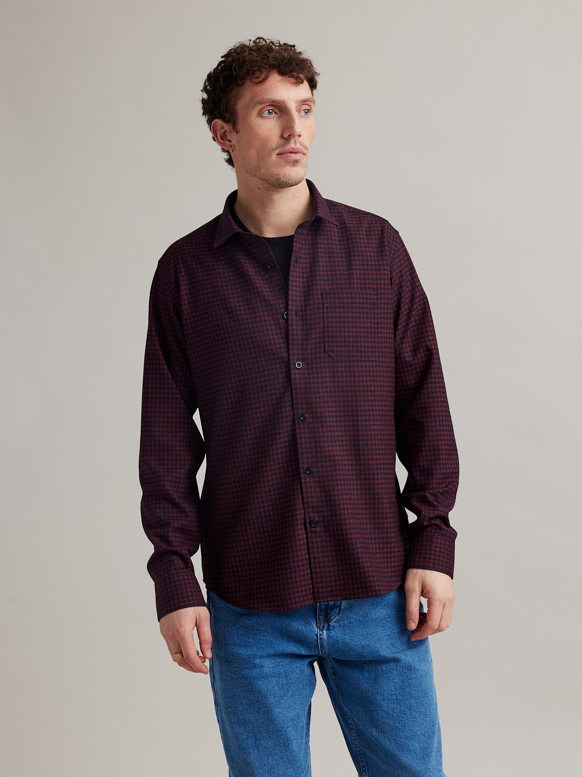 Wolk merino flannel shirts for men
