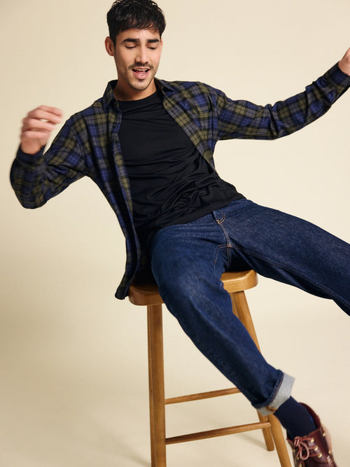 Arne merino flannel shirt