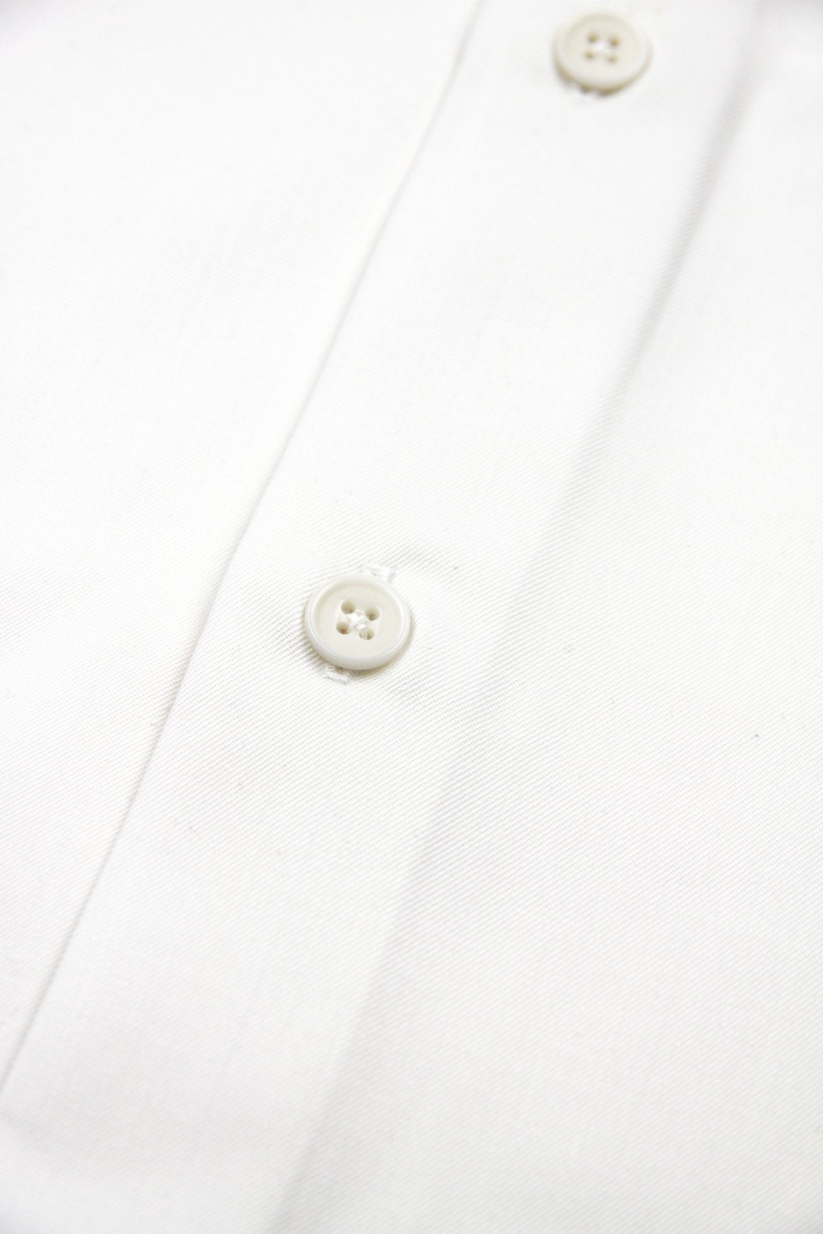 twill merino wool shirting fabric in white