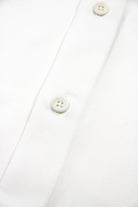 twill merino wool shirting fabric in white