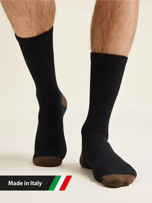 Ganzjahres-Merinowolle-Socken