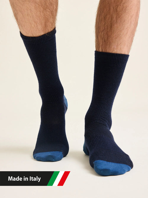 Ganzjahres-Merinowolle-Socken