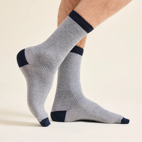 Ganzjahres-Merinowolle-Socken