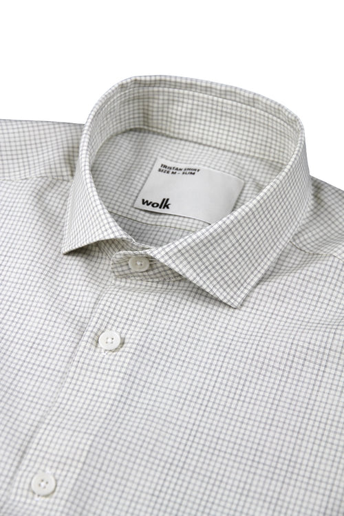 WOLK - Merino wool dress Shirt - in WHITE (Made in Europe) – Wolk